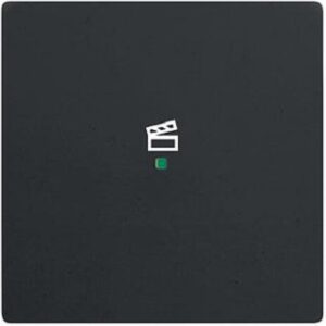 Busch-Jaeger Wippe 1-fach, Szene für Busch free@home schwarz matt 6233-10-885 – Bild 1