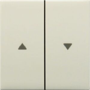 Hager Wippe Jalousieschalter Pfeilsymbol creme WYA121 – Bild 1