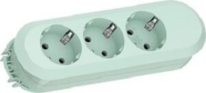 Bachmann Steckdosenleiste 3-fach SMART 3xCEE7/3 mintgrün 1,5m CEE7/7 387.2702 – Bild 1