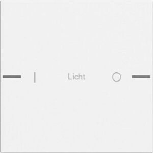 Gira Wippenset 1fach individuell für Tastsensor4 System 55 Reinweiß matt 576127 – Bild 1