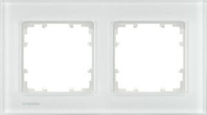 Siemens miro Glas Rahmen tws 2-fach 5TG1202-1 – Bild 1