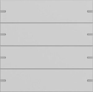 Gira Wippenset 4-fach Tastensor 4 TS4 Grau matt lackiert 5024915 – Bild 1