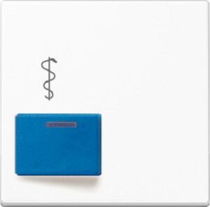 Jung Abdeckung für Ackermann Ruftaster-Beruhigungslampe alpinws A022A-2WW – Bild 1