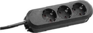 Bachmann Tischsteckdose 3-fach schwarz l=3m geschraubt ohne Schalter 388.171 – Bild 1