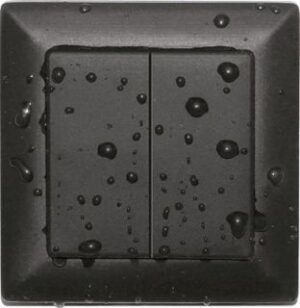 Eltako Spritzwasserschutz für Doppelwippe FT55, anthrazit SWS55/DW-AN – Bild 1