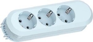 Bachmann Steckdosenleiste 3-fach SMART 3xCEE7/3 blau 1,5m CEE7/7 387.2701 – Bild 1