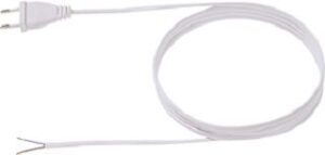 Bachmann Euro Zuleitung 3m weiss Flachltg.2x0,75 mit Eurostecker lose 202.275 – Bild 1
