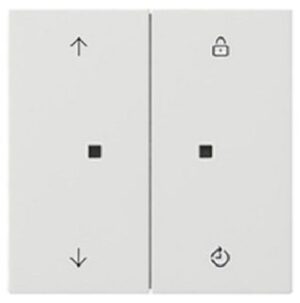 Gira S3000 Bedienaufsatz Memory System 55 Reinweiss glänzend 5363112 – Bild 1