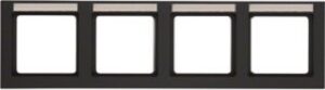 Berker Rahmen 4-fach waagerecht B.feld Q.3, anthrazit 10246086 – Bild 1