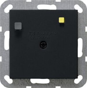 Gira FI-Schutzschalter 30 mA System 55 Schwarz matt 2664005 – Bild 1