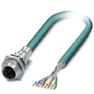 Phoenix Contact Konfektioniertes Ethernet-Kabel, CA T6a, geschirmt, 4-paarig, AWG 26 fl VS-FSBPXS-OE-94F/1,0 – Bild 1