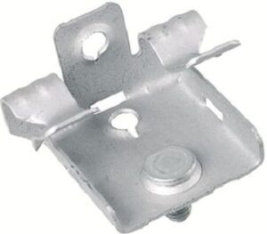 ABB Trägerklammer 3-8mm waagerecht mit Loch 7mm EH-38 – Bild 1