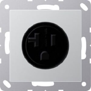 Jung Steckdose NEMA 20A US-Norm UP aluminium A521-20AL – Bild 1