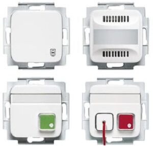 Busch-Jaeger Ruf-Set für Behind.-WC nach DIN VDE 0834 alpinweiss 1510UC-214-101 – Bild 1