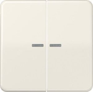 Jung EIB-Wippe 2-fach BA weiss mit Symbolen CD595KO5 – Bild 1