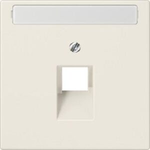 Jung Abdeckung fürIAE/UAE-ADo Cat.5 1x8pol. mit Schriftfe. weiss LS969-1NAUA – Bild 1