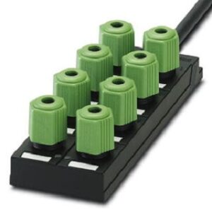 Phoenix Contact Sen.-Aktor-Box QUICKON-Anschl.4pol.Stammkabel 5m SACB-8Q/4P-L-5,0PUR – Bild 1