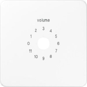 Jung Abdeckung für Lautstärkeregler CD500 alpinweiss CD594-8WW – Bild 1