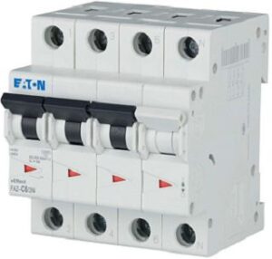 Eaton (Moeller) Leitungsschutzschalter C 6A, 3p+N FAZ-C6/3N – Bild 1