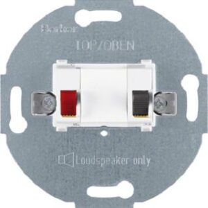 Berker Lautsprecherdose polarweiß 457209 – Bild 1