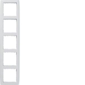 Hager Rahmen 5-fach STIL brillantweiss WYR250 – Bild 1