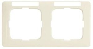 Busch-Jaeger Rahmen 2-fach Duro 2000 SI waagerecht weiss 1732NSKA-212 – Bild 1