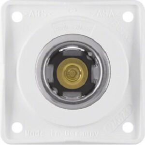 Berker Power-Steckdose polarweiß glänzend, 12V 845712509 – Bild 1