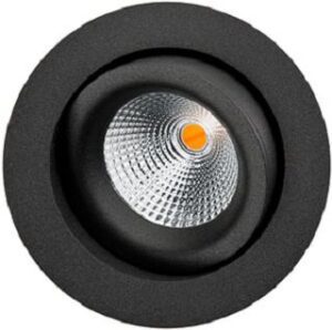 SG Leuchten LED-Downlight 8W 490lm Junistar IsoSafe 2000-2800K 42° schwarz IP44 901233 – Bild 1