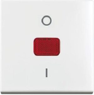 Busch-Jaeger Wippe Kalotte 0-1 anschr. Busch-balance SI alpinweiss 2544-914 – Bild 1