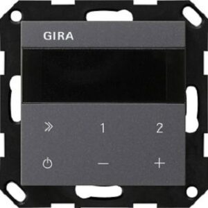 Gira UP-Radio IP System 55 Anthrazit 232028 – Bild 1