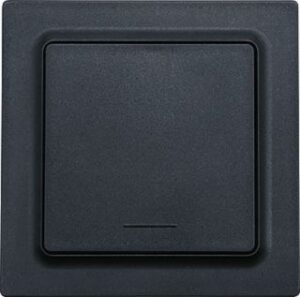 Eltako Funk-1-Kanal-Taster anthrazit matt E-Design55 F1T55E-AM – Bild 1