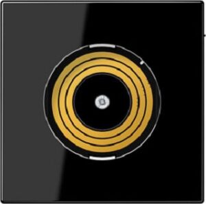 Jung Abdeckung für Spannungsversorgung Plug& Light, Serie LS, schwarz PLLSDMSSW – Bild 1