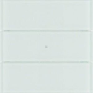 Berker Tastsensor 3-fach Glas polarweiß 75163090 – Bild 1