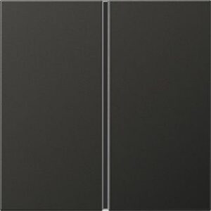 Jung Tastensatz komplett 1-fach Serie LS Aluminium anthrazit AL2401TSAAN – Bild 1