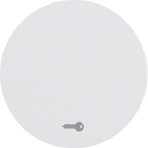 Berker Wippe polarweiß glänzend mit Aufdruck Tür 16202059 – Bild 1