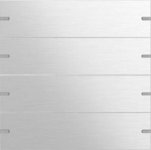 Gira Wippenset 4-fach Tastensor 4 TS4 Aluminium 502417 – Bild 1