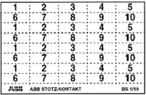 ABB Bezeichnungsschilder pro M compact BS-PIKTO – Bild 1