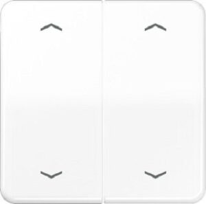 Jung Serienwippe, Symbol Pfeil für KNX Taster, Serie CD, alpinweiß CD102PWW – Bild 1