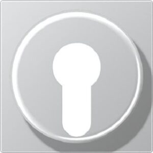 Jung Abdeckung für Schlüsselsch. AS 500/A plus aluminium A528PLAL – Bild 1