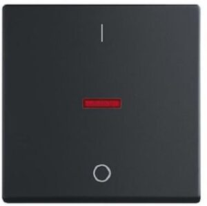 Busch-Jaeger Wippe future linear schwarz-matt rote Kalotte 1788-885 – Bild 1