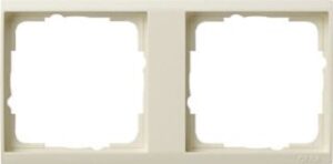 Gira Tragplatte 2-fach Event Klar cremeweiss 1462721 – Bild 1