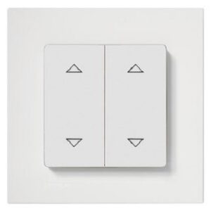 Siemens Wandsender 2 alu-met. für EnOcean AP222 DELTA auf/ab 5WG42223AB32 – Bild 1