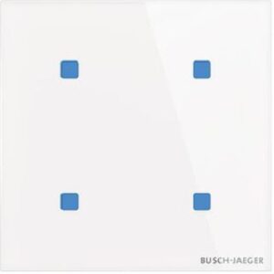 Busch-Jaeger Touch-Bedienelement, 4-fach, Busch- Installationsbus KNX, Busch-tacteo TB/U4.4.11-CG – Bild 1