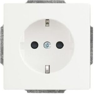 Busch-Jaeger SCHUKO Steckdosen-Einsatz,  studioweiß matt future linear Steckdosen 2300EUCB-884 – Bild 1