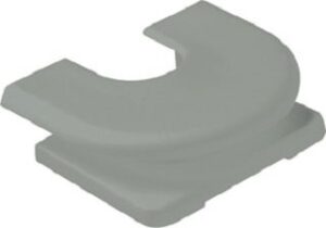 Jung Kabel-Einführungsschieber für Kabel und Minikanal, steingrau 11SG – Bild 1