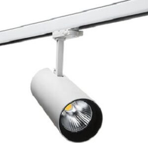 SG Leuchten TUBE 32° weiß-matt, 40W LED 3000K Ra >80 3800lm, 3-Phasen-Spot 312470 – Bild 1