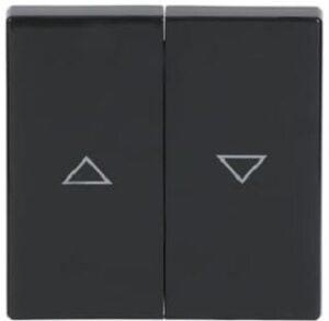 Busch-Jaeger Wippe mit Aufdruck solo anthrazit Jalousie 1785JA-81 – Bild 1