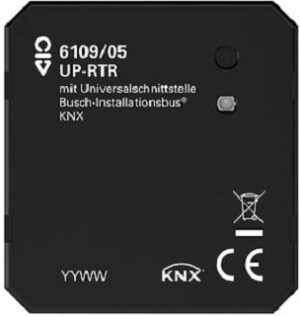 Busch-Jaeger Raumtemperaturregler mit Universaleingang 5-fach UP 6109/05 – Bild 1