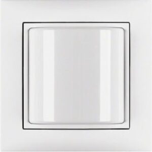 Berker Lichtsignal polarweiß glänzend mit Rahmen 52038989 – Bild 1