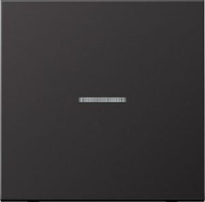 Jung Wippe mit Lichtleiter für KNX Taste r, Serie LS, dark (lackiertes Aluminium) AL101KO5D – Bild 1